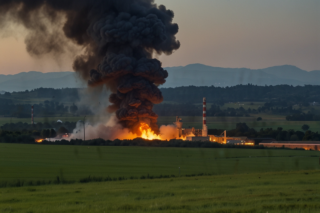 Esplosioni negli ambienti industriali, per processi lavorativi in ambienti industriali con del potenziale esplosivo